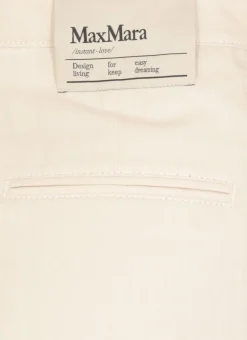 Bermuda in cotone e lino