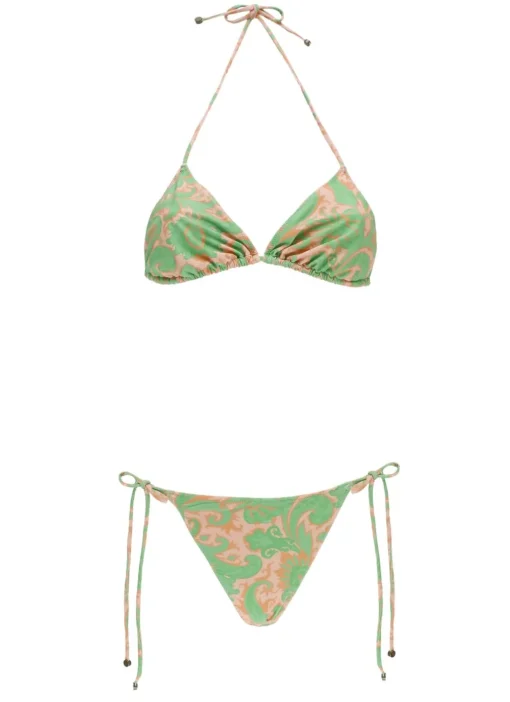 Bikini con stampa Paisley