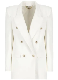 Blazer doppio petto in crepe