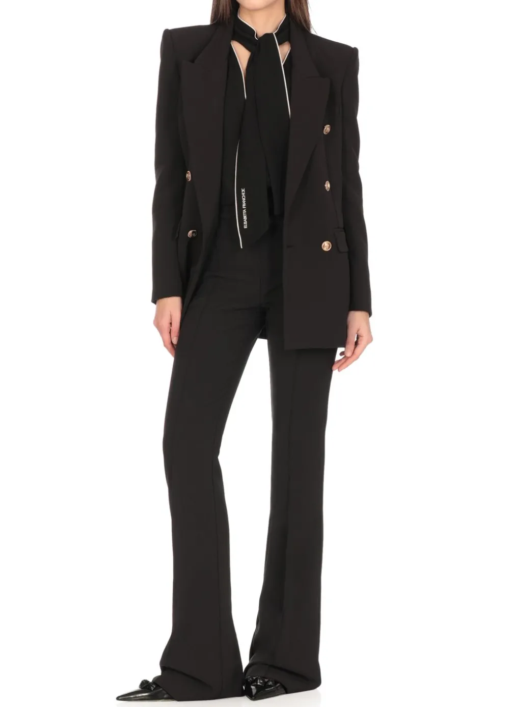 Blazer doppio petto in crepe