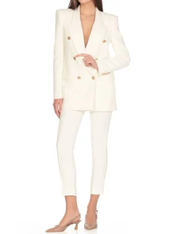Blazer doppio petto in crepe