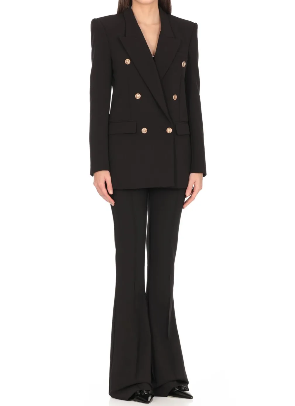 Blazer doppio petto in crepe