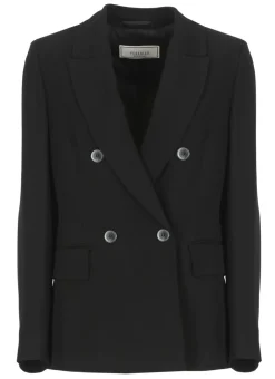 Blazer doppiopetto in viscosa