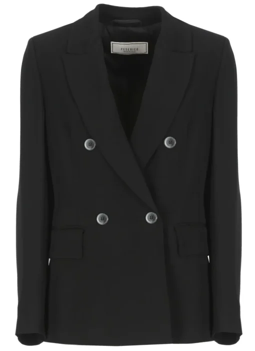 Blazer doppiopetto in viscosa