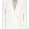 Blazer doppiopetto in viscosa