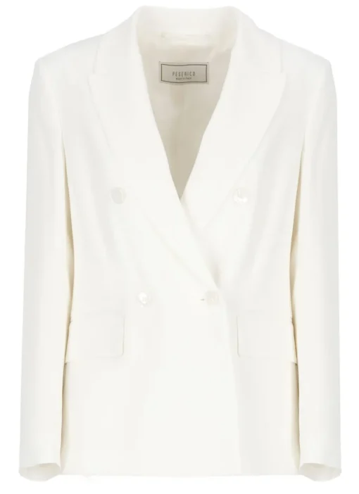 Blazer doppiopetto in viscosa