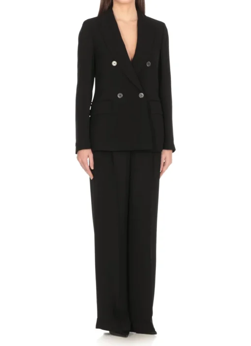 Blazer doppiopetto in viscosa