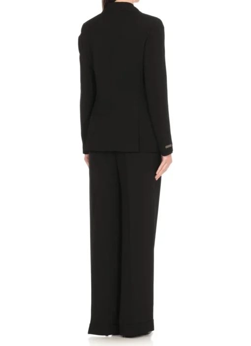 Blazer doppiopetto in viscosa