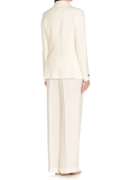 Blazer doppiopetto in viscosa