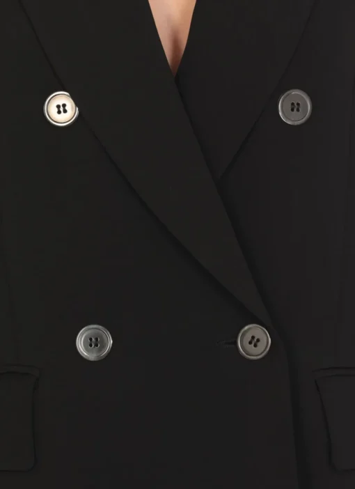 Blazer doppiopetto in viscosa