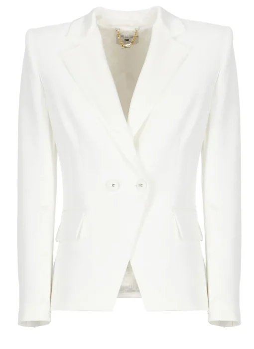 Blazer in crepe