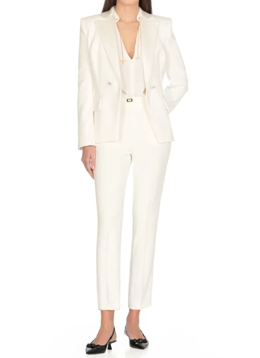 Blazer in crepe