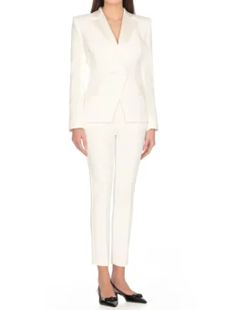 Blazer in crepe