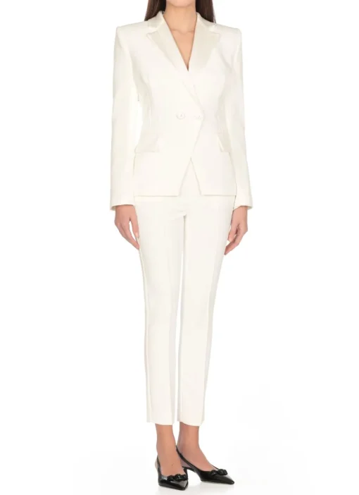 Blazer in crepe