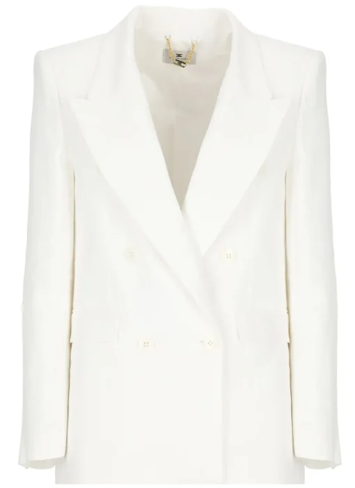 Blazer in misto lino