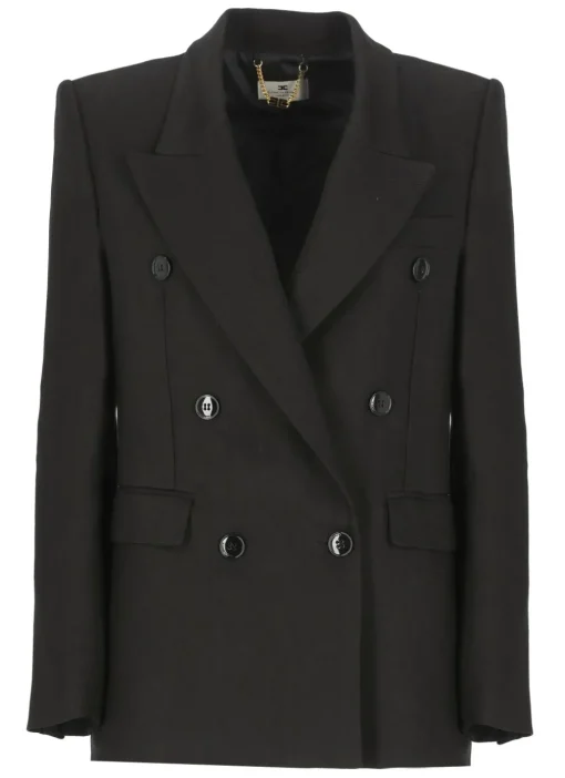 Blazer in misto lino