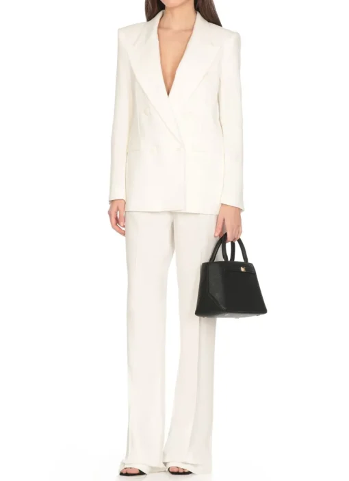 Blazer in misto lino