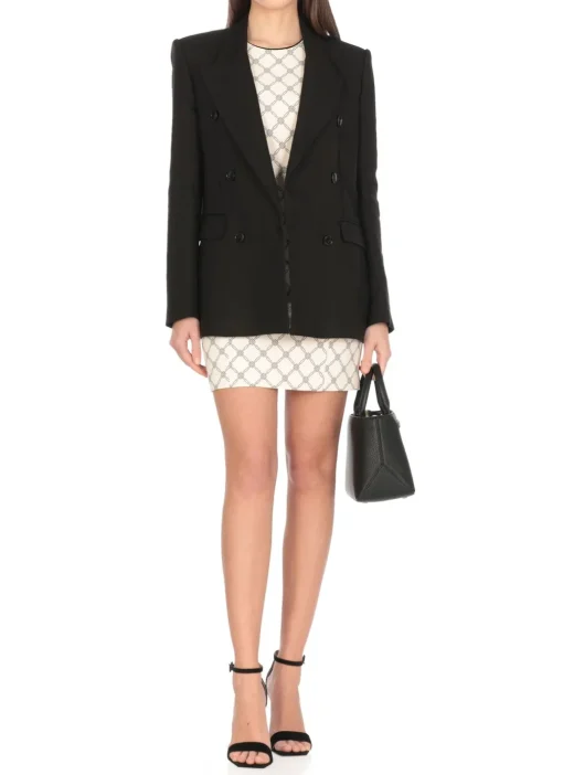 Blazer in misto lino