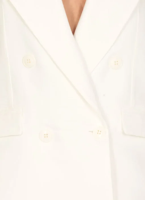 Blazer in misto lino