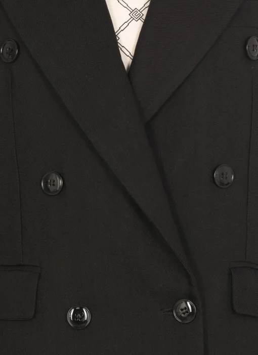 Blazer in misto lino