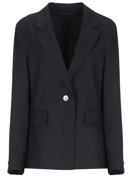 Blazer monopetto in lana