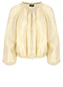 Bomber in ramie