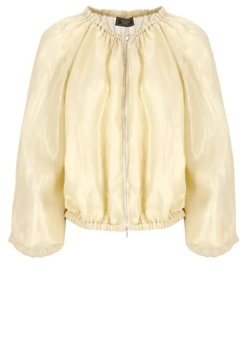 Bomber in ramie