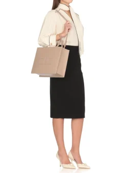 Borsa a spalla con logo