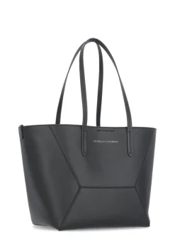 Borsa in pelle con monile
