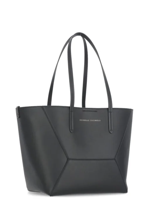 Borsa in pelle con monile