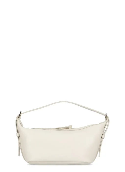 Borsa in pelle martellata