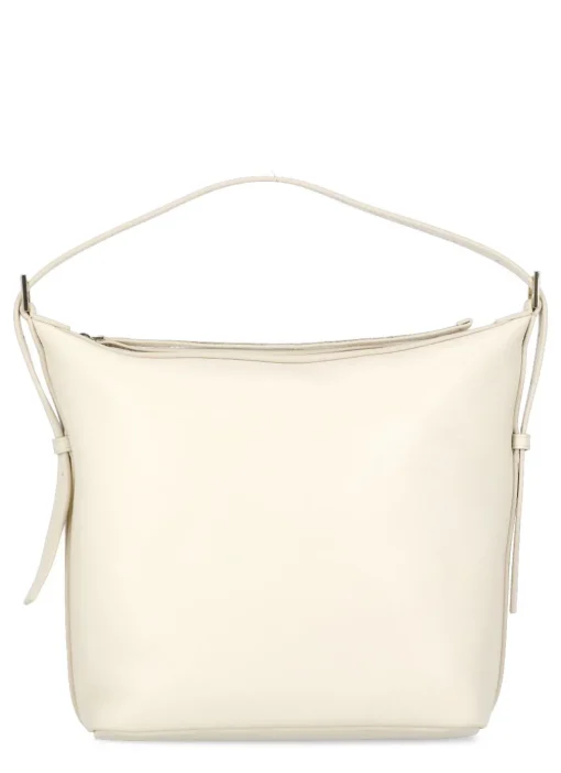 Borsa in pelle martellata