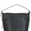 Borsa in pelle martellata