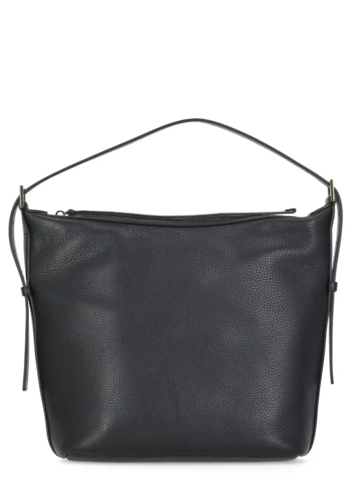 Borsa in pelle martellata