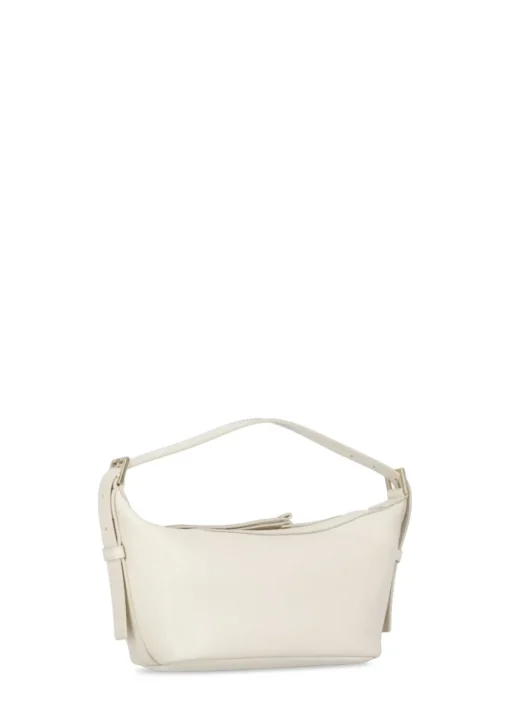 Borsa in pelle martellata