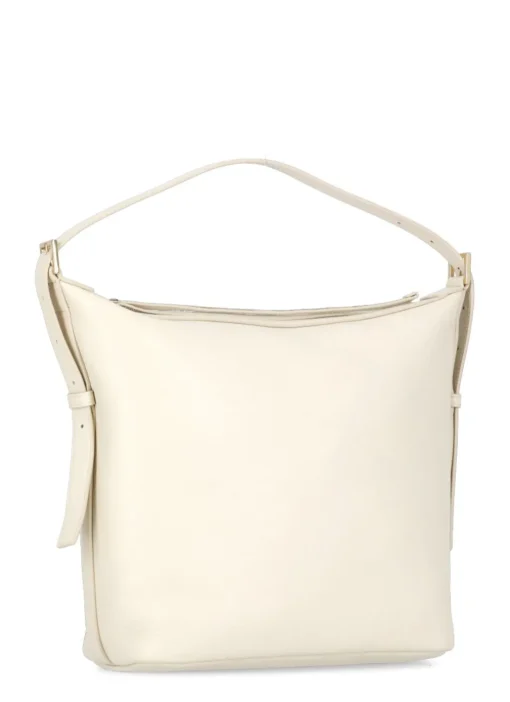 Borsa in pelle martellata