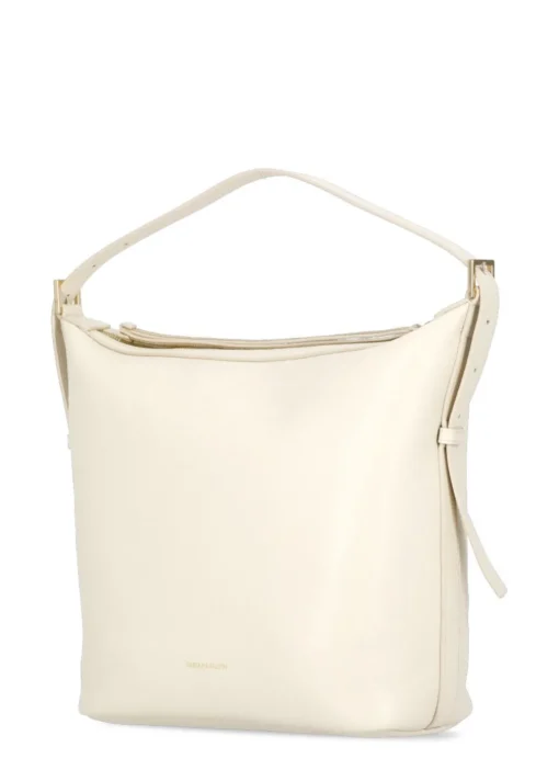Borsa in pelle martellata
