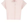 Camicia con dettagli in punto luce
