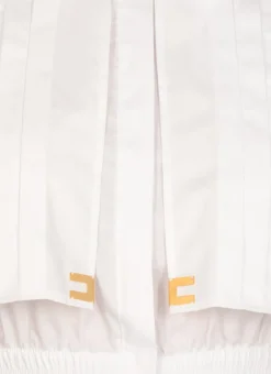 Camicia cropped in cotone