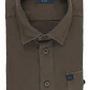 Camicia in lino e cotone