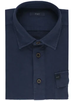 Camicia in lino e cotone