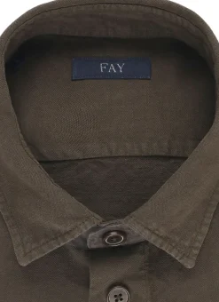 Camicia in lino e cotone