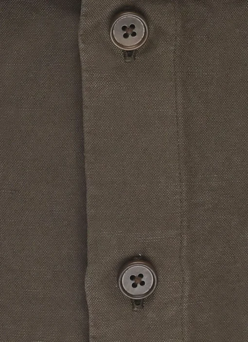 Camicia in lino e cotone
