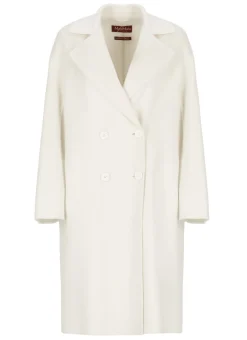 Cappotto doppiopetto in cashmere e lana