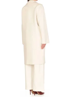 Cappotto doppiopetto in cashmere e lana