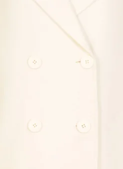 Cappotto doppiopetto in cashmere e lana