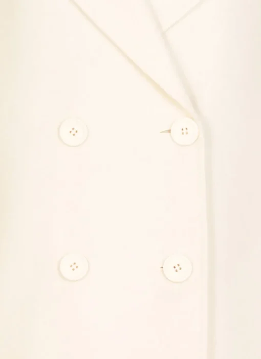 Cappotto doppiopetto in cashmere e lana