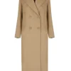 Cappotto doppiopetto in lana vergine