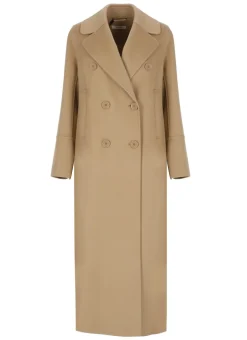 Cappotto doppiopetto in lana vergine