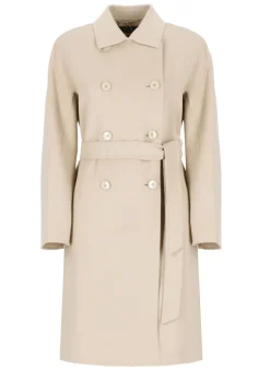 Cappotto doppiopetto in lana vergine